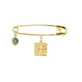 Παιδική Παραμάνα με Ματάκι & Κωνσταντινάτο Χρυσός Κ9 SKU-74710