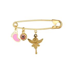 Παιδική Παραμάνα με Νεράιδα & Ματάκι Χρυσός Κ9 SKU-74918