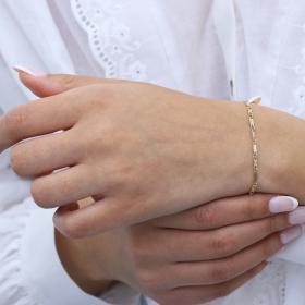 Παιδικό Βραχιόλι Αλυσίδα Χρυσός Κ14 SKU-74172