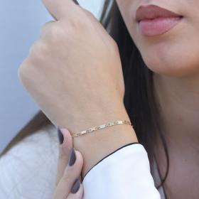 Παιδικό Βραχιόλι Αλυσίδα Χρυσός Κ14 SKU-74172