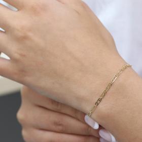 Παιδικό Βραχιόλι Αλυσίδα Χρυσός Κ14 SKU-74176