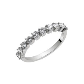 Σειρέ με Lab Grown Diamonds Λευκόχρυσος Κ14 SKU-74280