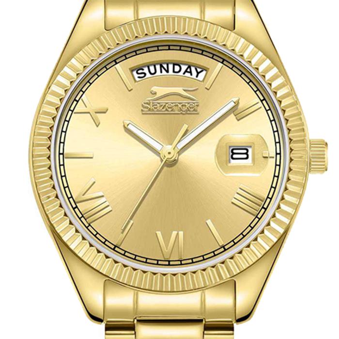 SLAZENGER Gold Dial & Gold Bracelet