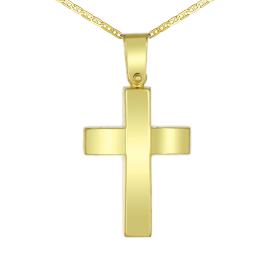 Σταυρός Κλασικός Χρυσός Κ9 SKU-74443
