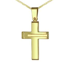 Σταυρός Κλασικός Χρυσός Κ9 SKU-74488