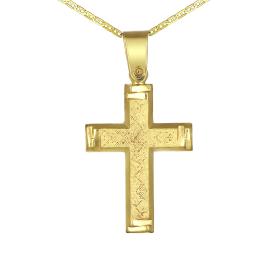 Σταυρός Μοντέρνος Χρυσός Κ9 SKU-74435