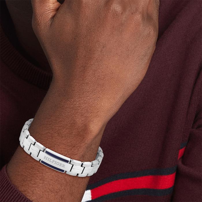 Aνδρικό Βραχιόλι Tommy Hilfiger από Ανοξείδωτο Ατσάλι | 2790600 SKU-74418
