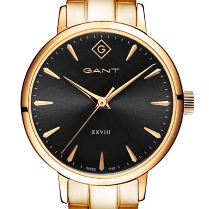 GANT Park Avenue 28 Black Dial & Gold Bracelet 