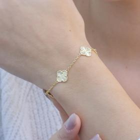 Αλυσίδα Βραχιόλι Χρυσός Κ18 SKU-75440