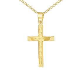 Ανδρικός Σταυρός Χρυσός Κ9 SKU-75278