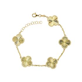 Βραχιόλι Αλυσίδα Χρυσός Κ18 SKU-75441