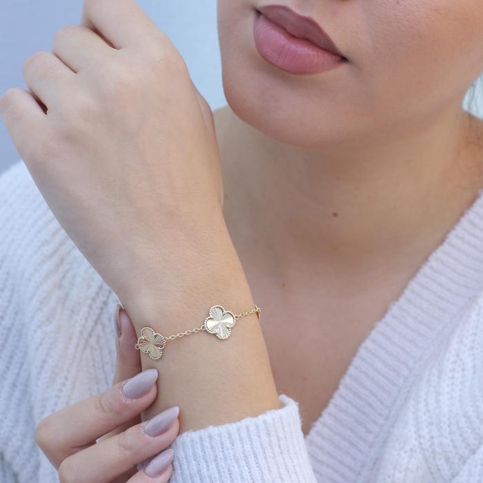 Βραχιόλι Αλυσίδα Χρυσός Κ18 SKU-75441