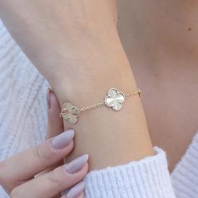 Βραχιόλι Αλυσίδα Χρυσός Κ18 SKU-75441