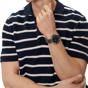 Ανδρικό Ρολόι FESTINA Ceramic Μαύρο Καντράν & Ασημί Μπρασελέ | F20575-3 SKU-75295