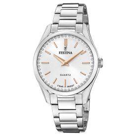 Γυναικείο Ρολόι FESTINA Mademoiselle με Ασημί Καντράν | F20583-1 SKU-75274