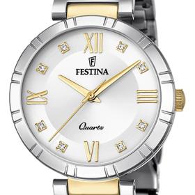 Γυναικείο Ρολόι FESTINA Mademoiselle με Ασημί Καντράν | F16937-A SKU-75279