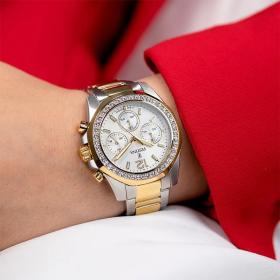 Γυναικείο Ρολόι FESTINA Boyfriend με Δίχρωμο Μπρασελέ | F20607-1 SKU-75280