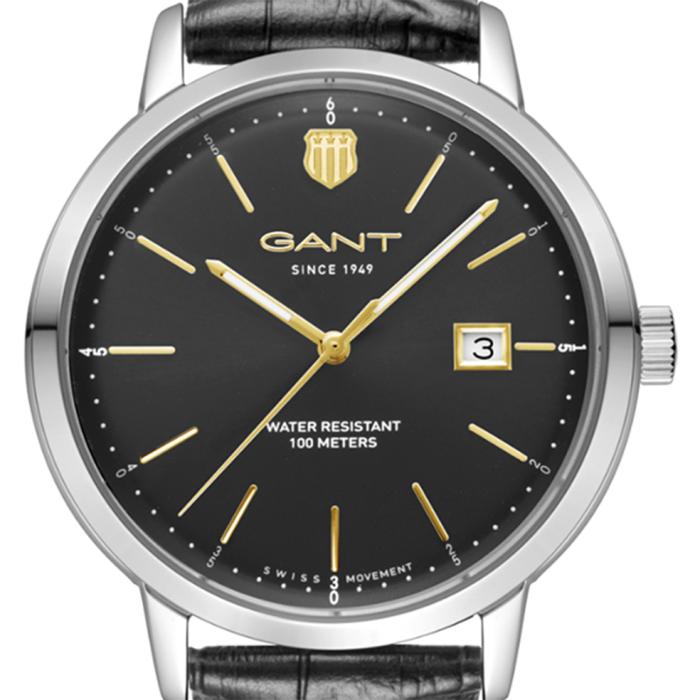 GANT Prestige Black Dial & Black Leather