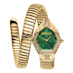 Γυναικείο Ρολόι JUST CAVALLI Signature Snake, Χρυσό Μπρασελέ | JC1L303M0035 SKU-75757