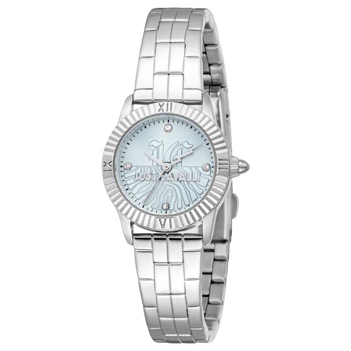 JUST CAVALLI Mini Light Blue Dial & Silver Bracelet