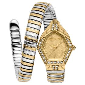 Γυναικείο Ρολόι JUST CAVALLI Signature Snake, Χρυσό Καντράν | 	JC1L303M0055 SKU-75766