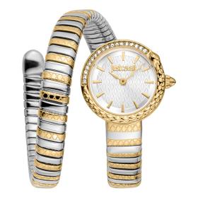 Γυναικείο Ρολόι JUST CAVALLI Signature Snake, Ασημί Καντράν | JC1L301M0065 SKU-75775