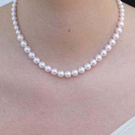 Κολιέ Ασήμι 925° με Πέρλες SKU-75666