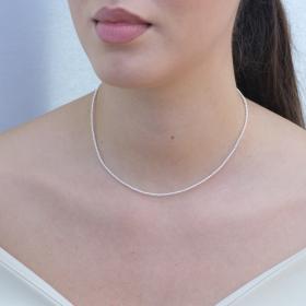 Κολιέ Ασήμι 925° με Πέρλες SKU-75677