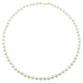 Κολιέ Μαργαριταρένιο με Κούμπωμα 14 Καρατίων SKU-75216