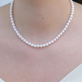 Κολιέ με Μαργαριτάρια Ασήμι 925° SKU-75674