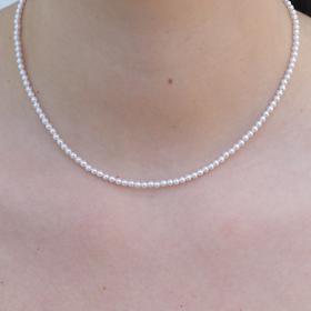 Κολιέ με Πέρλες Ασήμι 925° SKU-75675