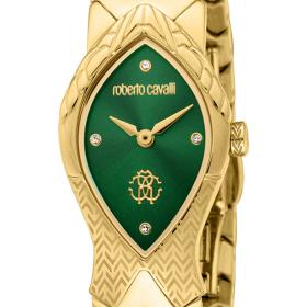 Γυναικείο Ρολόι ROBERTO CAVALLI Snake Core, Πράσινο Καντράν | RC5L092M0035 SKU-75782