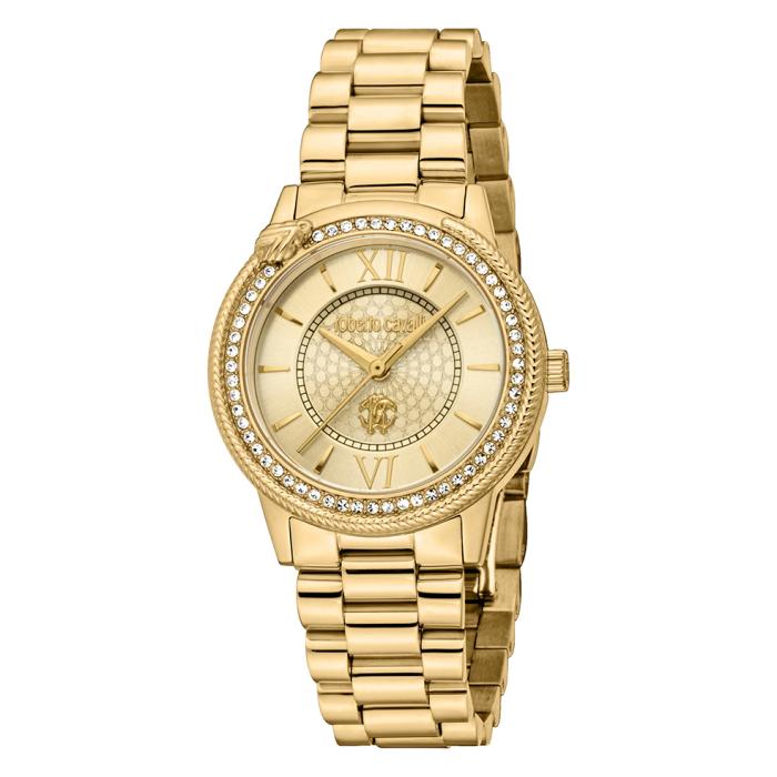 ROBERTO CAVALLI Core Crystals Gold Dial & Gold Bracelet