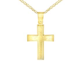 Σταυρός Ανδρικός Χρυσός Κ9 SKU-75303