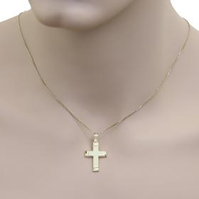 Σταυρός Τριάντος Μοντέρνος Ανδρικός Χρυσός Κ14 SKU-75252