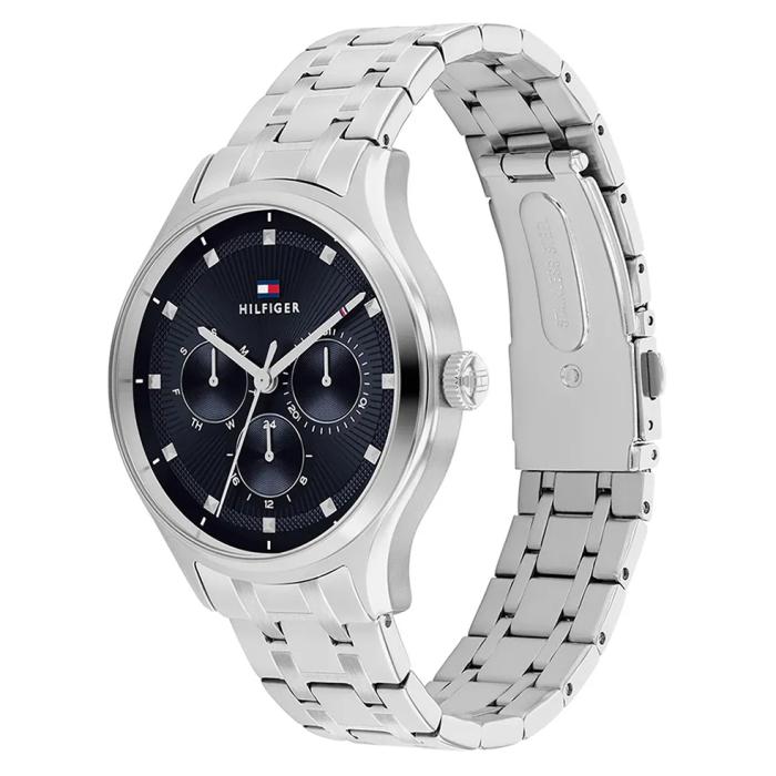 TOMMY HILFIGER Blue Dial & Silver Bracelet