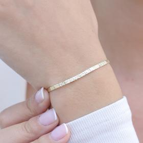 Βραχιόλι Χειροπέδα Χρυσός K14 SKU-76838