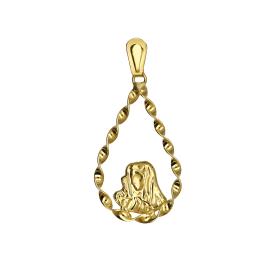 Φυλαχτό Παναγία Δάκρυ Χρυσός Κ9 SKU-76054