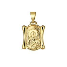 Φυλαχτό Παναγίτσα Χρυσός Κ9 SKU-76060