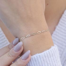 Γυναικείο Βραχιόλι Αλυσίδα Χρυσός Κ9 SKU-76397