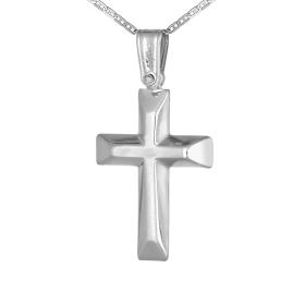 Κλασικός Σταυρός Λευκόχρυσος Κ9 SKU-76312