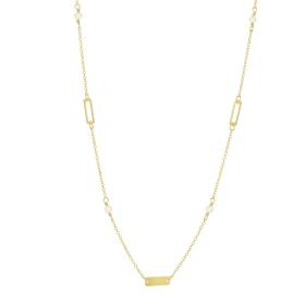 Κολιέ με Μαργαριτάρια Χρυσός Κ9 SKU-76411