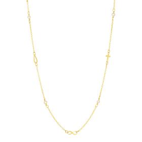 Κολιέ με Μαργαριτάρια Χρυσός Κ9 SKU-76417