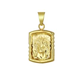 Κωνσταντινάτο Φυλαχτό Ιησούς Χρυσός Κ9 SKU-76043