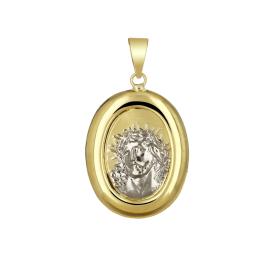 Κωνσταντινάτο Φυλαχτό Ιησούς Χρυσός Κ9 SKU-76059
