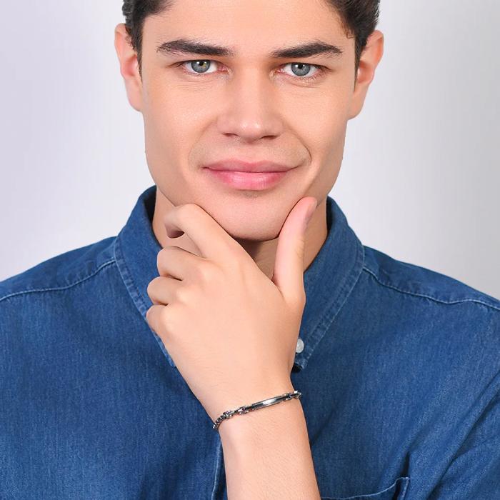 Ανδρικό Βραχιόλι Luca Barra από Ανοξείδωτο Ατσάλι | BA1801 SKU-76236