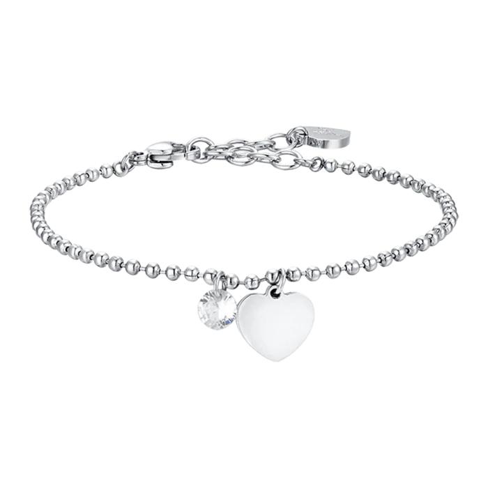 Βραχιόλι Καρδιά Luca Barra από Ανοξείδωτο Ατσάλι | BK2596 SKU-76243