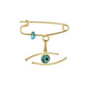 Παραμάνα Παιδική Χρυσός Κ9 με Ματάκι SKU-76098