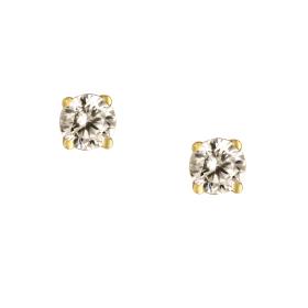 Σκουλαρίκια με Ζιργκόν Χρυσός Κ9 SKU-76455