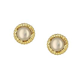 Σκουλαρίκια Χρυσός Κ9 με Μαργαριτάρια SKU-76128